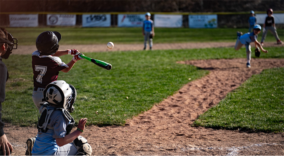 Blue Hill vs Surry Minors Baseball on 2024 Opening Day